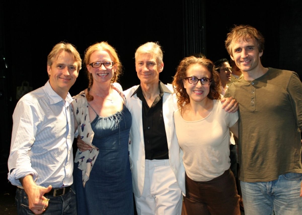 LINUS ROACHE, JOHANNA DAY, DAVID GARRISON, JENN HARRIS and PETE SIMPSON at 